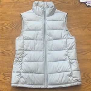 Banana Republic silver Puffer Jacket